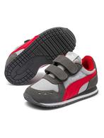 SALE -38% | Puma Sneakers Cabana Racer NL V Inf grijs/rood, Kinderen en Baby's, Babykleding | Schoentjes en Sokjes, Nieuw, Verzenden
