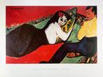 Ernst Ludwig Kirchner - Reclining Woman, 1911 - Artprint -