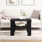 vidaXL Salontafel Zwart eiken 60 x 60 x 42 cm Bewerkt hout, Huis en Inrichting, Tafels | Salontafels, Verzenden, Vierkant, Nieuw