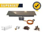 Gofire SUPERSET inbouwbrander rechthoek 75 x 25 cm |, Verzenden, Nieuw