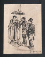 Johan Braakensiek (1858-1940) - Drie zwervers, Antiek en Kunst