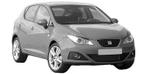 Seat Ibiza 2008-2012 H4 Koplamp Zwart Rechts (Koplampen), Verzenden, Nieuw