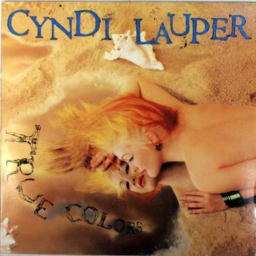 LP gebruikt - Cyndi Lauper - True Colors, Cd's en Dvd's, Vinyl | Pop, Zo goed als nieuw, Verzenden