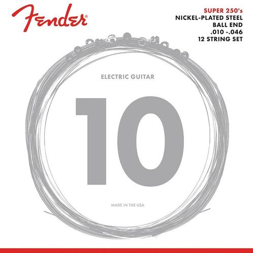 Fender Super 250-12 NPS 12-snarige elektrische gitaarsnaren, Muziek en Instrumenten, Instrumenten | Toebehoren, Verzenden