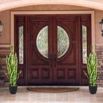 2dekans | Kunstmatige slangplant met stabiele pot faux-agave, Ophalen of Verzenden, Zo goed als nieuw