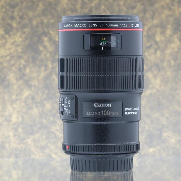Canon EF 100mm f/2.8L Macro IS USM - Tweedehands, Audio, Tv en Foto, Fotografie | Lenzen en Objectieven, Macrolens, Gebruikt, Ophalen of Verzenden