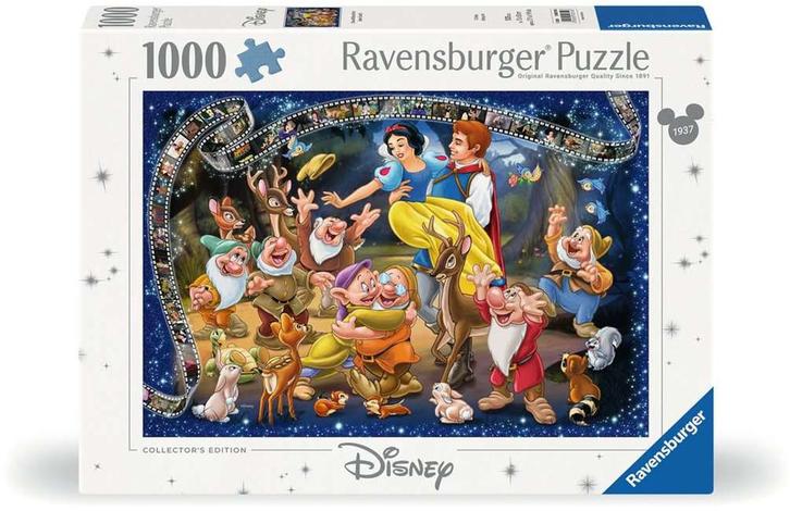 Disney - Sneeuwwitje Puzzel (1000 stukjes) | Ravensburger -, Hobby en Vrije tijd, Denksport en Puzzels, Nieuw, Verzenden