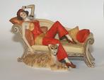 Coalport - Peter Holland - Beeld, “Connie” - 18 cm -, Antiek en Kunst, Antiek | Glas en Kristal