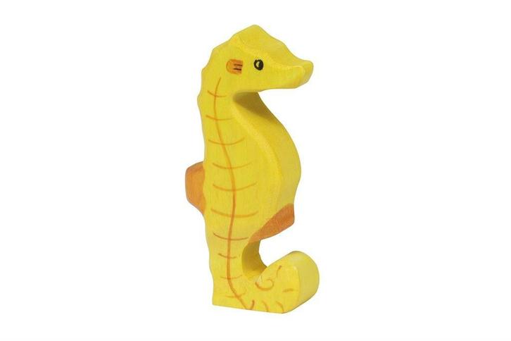 Holztiger - Houten Dieren - Zeepaardje 6 cm, Kinderen en Baby's, Speelgoed | Overig