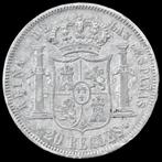 Spanje. Isabel II. 20 Reales - 1858 - Madrid - (R288)