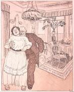 Een flinke omhelzing (lijst optie, lithos), Antiek en Kunst, Kunst | Litho's en Zeefdrukken, Verzenden