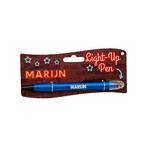Balpen Light-Up pen Marijn blauw, Ophalen of Verzenden, Nieuw