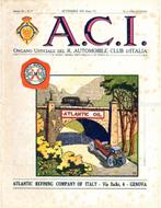 1927 A.C.I. (ORGANO UFFICIALE DELLAUTOMOBILE CLUB, Nieuw, Author