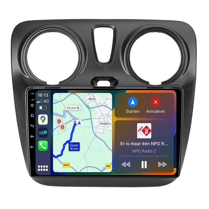 Dacia Dokker Navigatie Radio met Apple Carplay Android Auto, Auto diversen, Autoradio's, Nieuw, Ophalen of Verzenden