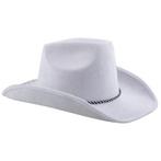 Witte Cowboyhoed Fluweel Goodwin, Ophalen of Verzenden, Nieuw
