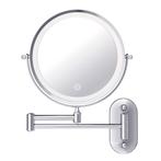 Make-up spiegel wand 5x vergrotend met dimbare LED, Verzenden, Nieuw