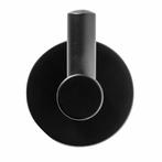 REA Wandmodel handdoekhouder - rond - mat zwart - 5 x 5.5 cm, Ophalen of Verzenden, Nieuw