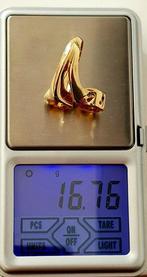 Cocktailring - 18 karaat Geel goud - 16.00ct. tw. Topaas -