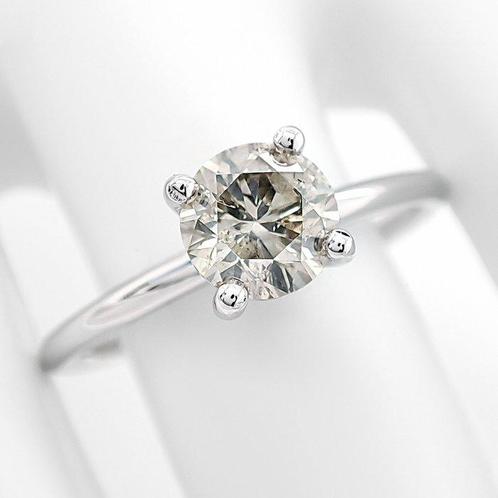 Zonder Minimumprijs - Ring - 14 karaat Witgoud - 1.01ct. tw., Sieraden, Tassen en Uiterlijk, Ringen