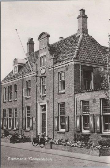 KROMMENIE - Gemeentehuis, Verzamelen, Ansichtkaarten | Nederland, Verzenden