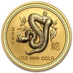 Gouden Lunar I - 1 oz 2001 Year of the Snake, Verzenden, Losse munt, Goud