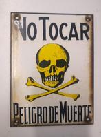 No Tocar - Peligro de Muerte - Emaille bord - Emaille