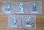Tintin - Ensemble complet des 10 figurines Noir &, Nieuw