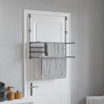 vidaXL Droogrek voor balkon 89x25x(60-95) cm aluminium, Verzenden, Nieuw