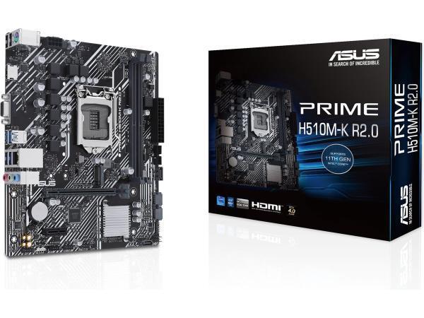 Veiling - ASUS PRIME H510M-K R2.0 Intel H510 LGA 1200 Moeder, Computers en Software, Moederborden