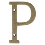 Letter groot P, brons antiek, Huis en Inrichting, Woonaccessoires | Overige, Nieuw, Ophalen of Verzenden