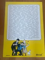 Tintin - 1 Kleurrijke affiche - De scheldwoorden van Haddock, Nieuw