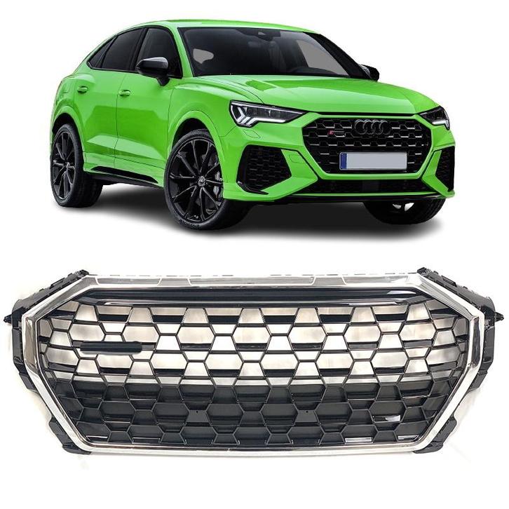Grill | Audi | Q3 18- 5d suv | type F3 | ook SQ3 / RSQ3 | RS, Auto-onderdelen, Carrosserie en Plaatwerk, Nieuw, Audi, Verzenden