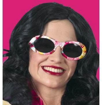 Flower Power bril, Kleding | Dames, Carnavalskleding en Feestkleding, Verzenden