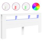 Hoofdeinde LED Wit 220cm | Retourdeal | 69% Korting!, Huis en Inrichting, Slaapkamer | Bedden, Wit, Nieuw, Ophalen of Verzenden