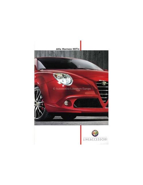 2012 ALFA ROMEO MITO ACCESSOIRES BROCHURE NEDERLANDS, Boeken, Auto's | Folders en Tijdschriften, Alfa Romeo