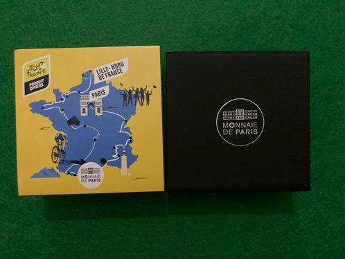 Frankrijk. 10 Euro 2025 Tour de France (2 monedas) Proof +, Postzegels en Munten, Munten | Europa | Euromunten