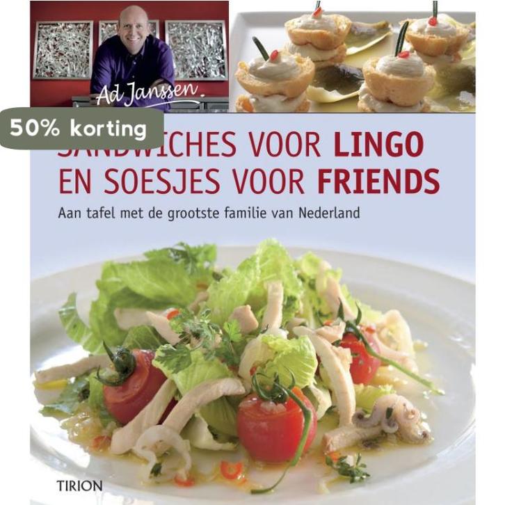 Sandwiches voor Lingo en soesjes voor Friends 9789043909549, Boeken, Kookboeken, Gelezen, Verzenden