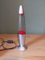 Lamp - Aluminium, Glas - Lavalamp-Rood