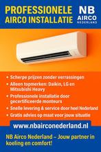 Actie €100 korting Professionele Split Airco Installatie, Nieuw, 3 snelheden of meer, Afstandsbediening, Verwarmen