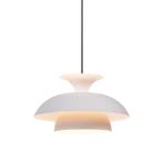 Scandinavische hanglamp beige met witte binnenkant - Titus, Nieuw, Scandinavisch, 75 cm of meer