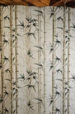 Bohemisch Stoff met Realistische Bamboe Rietjes - 300x280cm