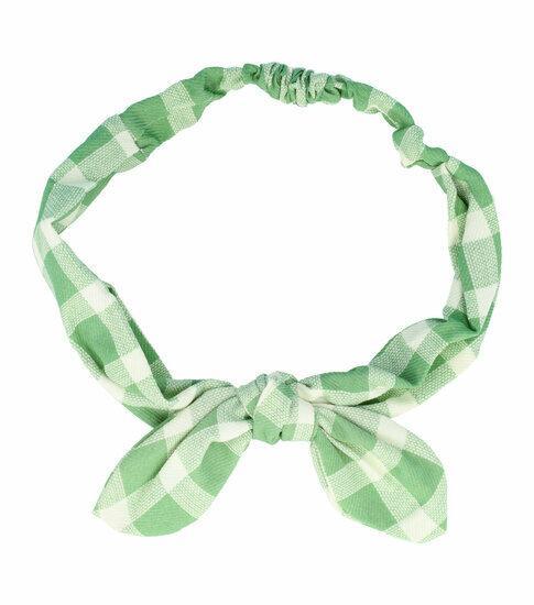 Haarband Strik Ruit Patroon Wit Groen, Sieraden, Tassen en Uiterlijk, Uiterlijk | Haarverzorging