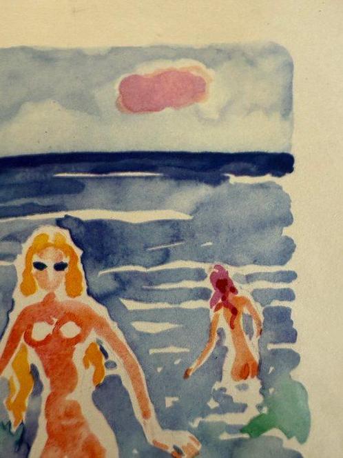 Kees Van Dongen (1877-1968) - Les baigneuses, Antiek en Kunst, Antiek | Overige Antiek