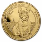 Gouden Kameroen - World Famous Dogs - French Bulldog 1 oz, Goud, Losse munt, Overige landen, Verzenden