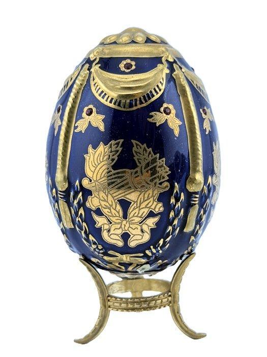 Fabergé ei - Keizerlijk juweelachtig ei benadrukt met, Antiek en Kunst, Curiosa en Brocante