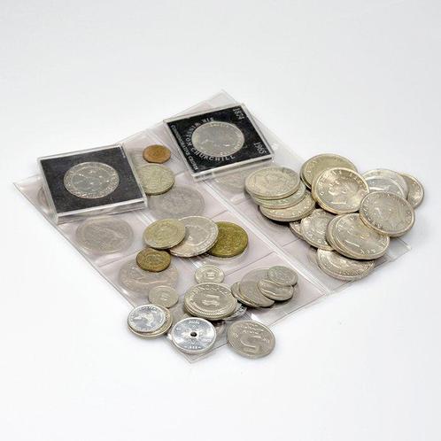 Wereld. Lot of 55 coins, including coins from the UK,, Postzegels en Munten, Munten | Europa | Niet-Euromunten