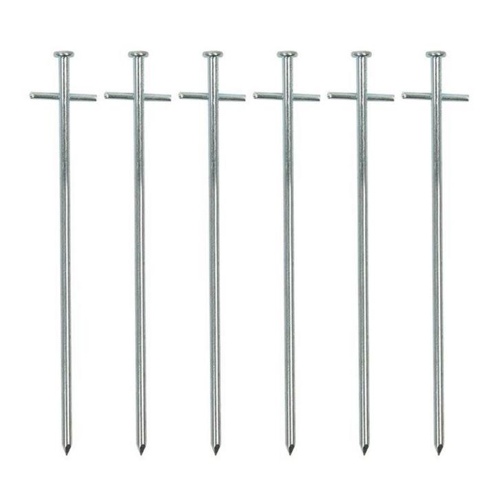 ProPlus Rotspen met dwarspen - metaal - 23 cm - set van 6..., Caravans en Kamperen, Kampeeraccessoires, Nieuw, Ophalen of Verzenden