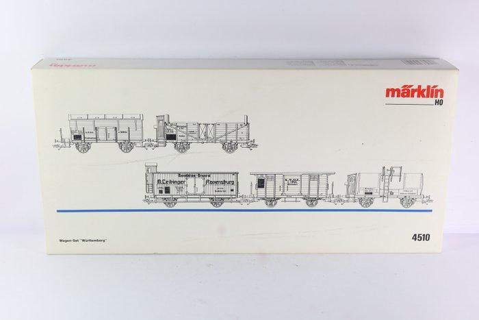 Märklin H0 - 4510 - Modeltrein goederenwagonset (1) -, Hobby en Vrije tijd, Modeltreinen | H0