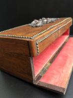 Sieradendoos - Eik - handschoenenkist, Antiek en Kunst
