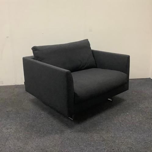 Tweedehands montis Axel fauteuil, (br) 104 cm, zwarte, Huis en Inrichting, Fauteuils, Gebruikt, Stof, Ophalen of Verzenden